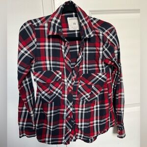 Red women’s flannel XS